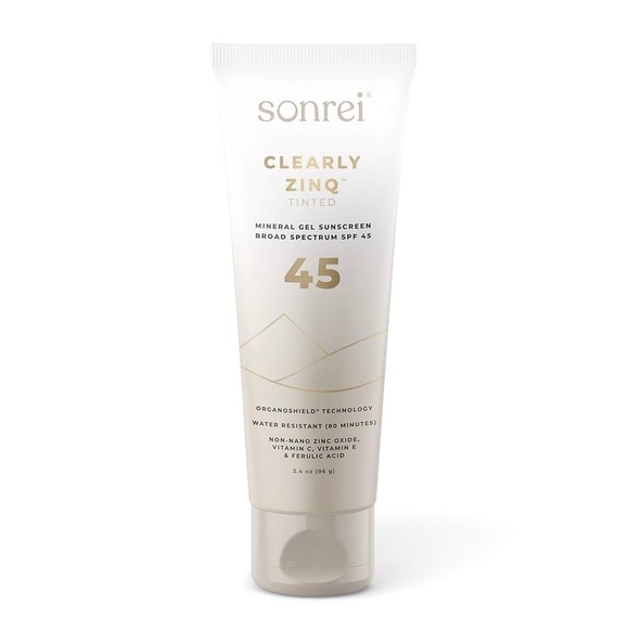 NWT Sonrei Clearly Zinq Tinted Zinc Mineral Sunscreen SPF 45 - Picture 1 of 2